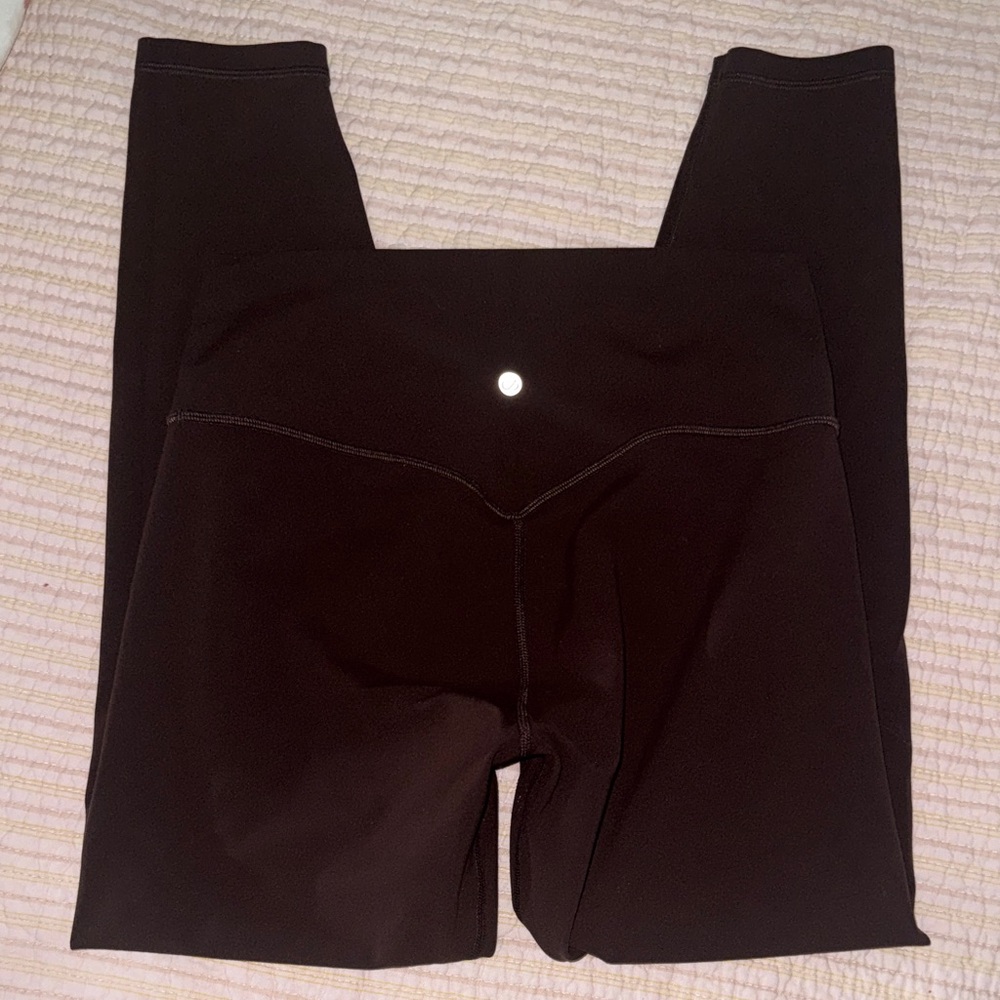 Brown High-Waisted Leggings